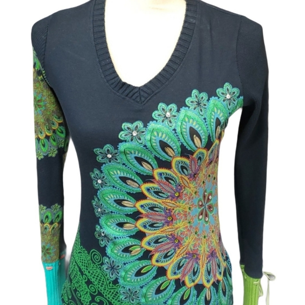 Desigual Peacock Sewater